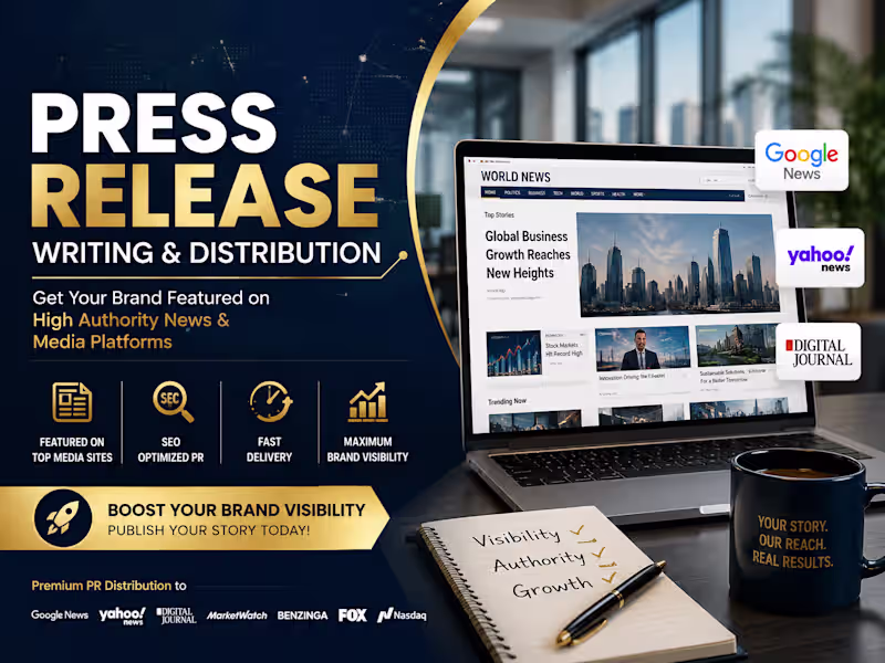 Cover image for Press Release Writing and Distribution