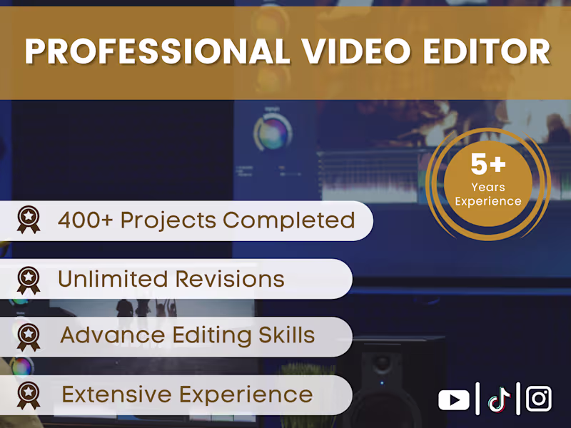 Cover image for Video & Audio Editing Expert