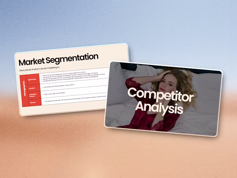 Cover image for Parsona, Audience Research & Competitor analysis for Dubai Brand