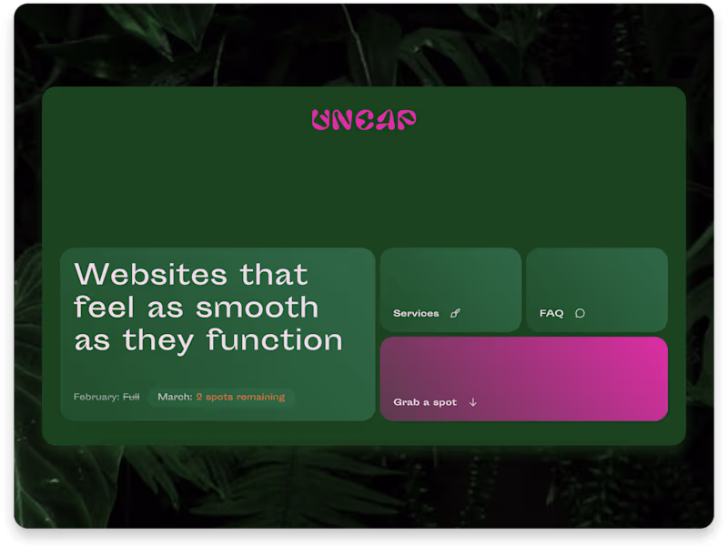 Cover image for Home Page Design: UNCAP Digital Lab