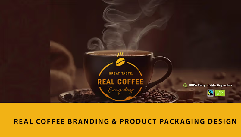 Cover image for Real Coffee | Brand Identity | Packaging Design :: Behance