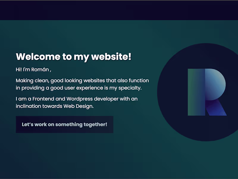 Cover image for Personal Porfolio Website