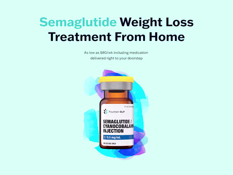 Cover image for FountainGLP - Semaglutide Weight Loss Treatment From Home