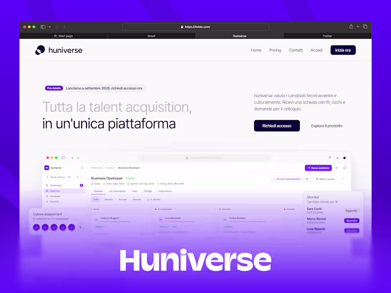 Cover image for Design and Launch of Huniverse Website