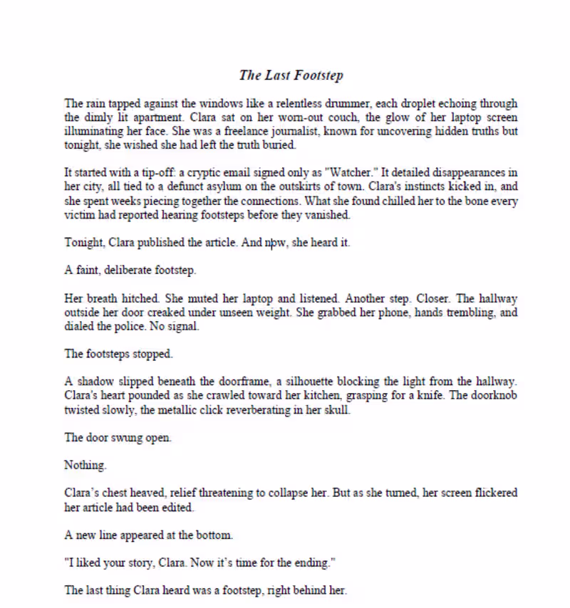 Cover image for The LastFootsteps
