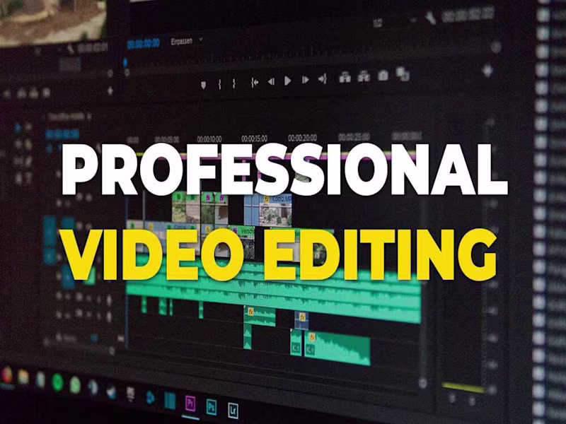 Cover image for  will do professional video editing
