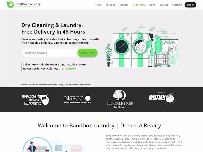 Cover image for 🛒Laundry Services online Ordering Portal
