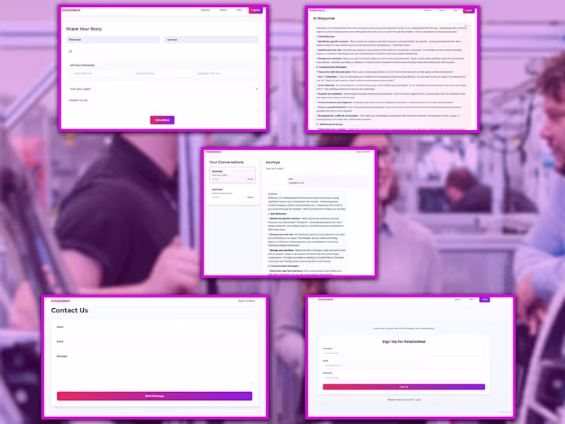 Cover image for Relationship Advisor: AI-Powered Guidance