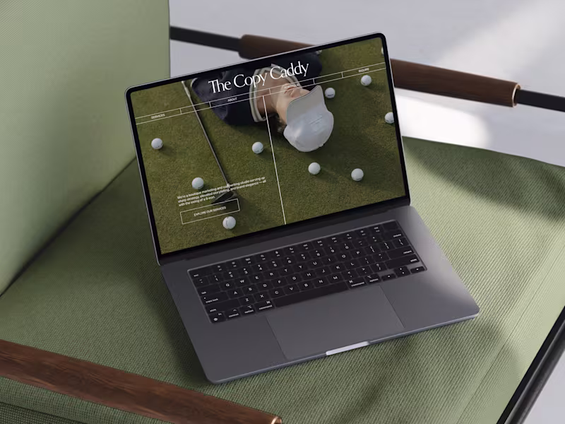 Cover image for The Copy Caddy Squarespace Website Design