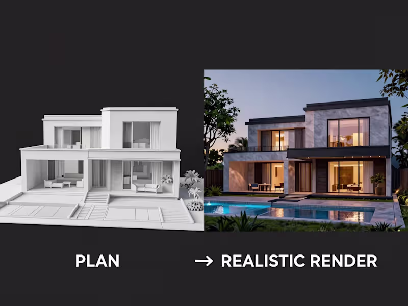 Cover image for hyperrealistic architectural visualizations