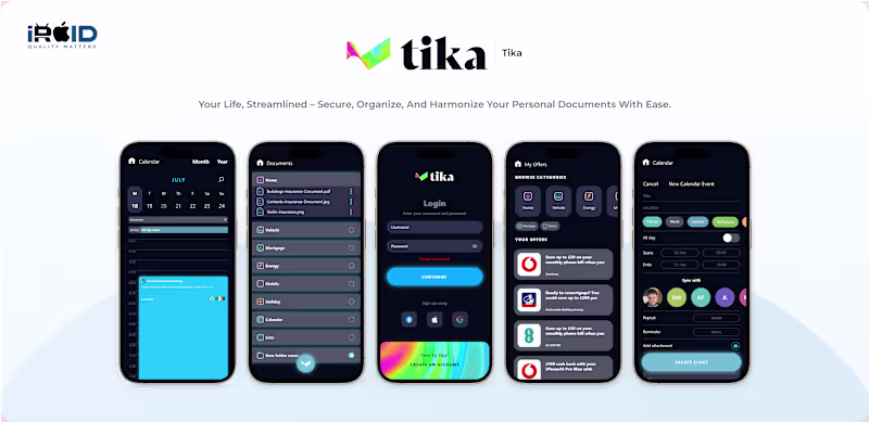 Cover image for Tika:- AI-Powered Document Management App | iOS & Android Bu...