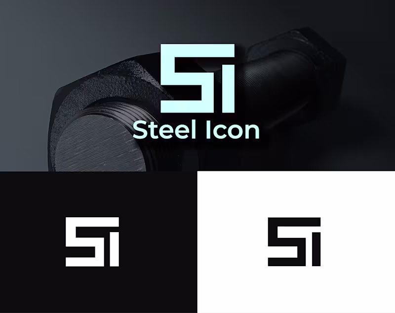 Cover image for Steel Icon Logo Design