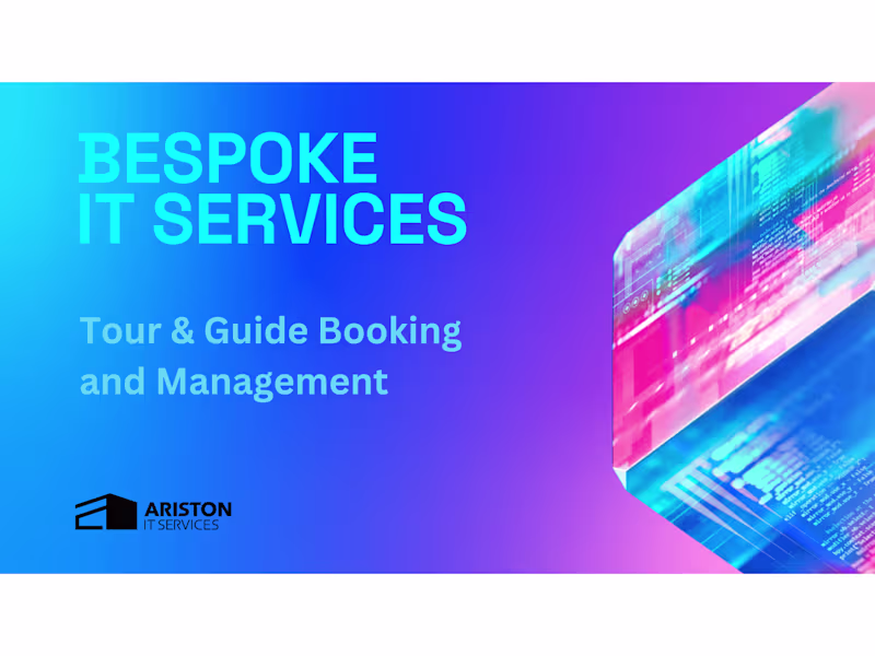 Cover image for Tour & Guide Booking and Management