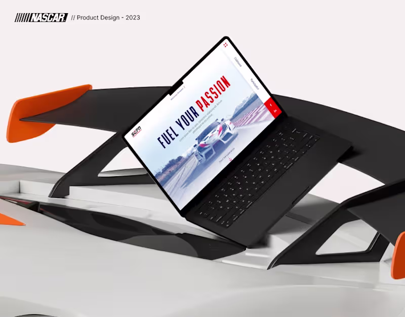 Cover image for UX Design for NASCAR Fan Platform