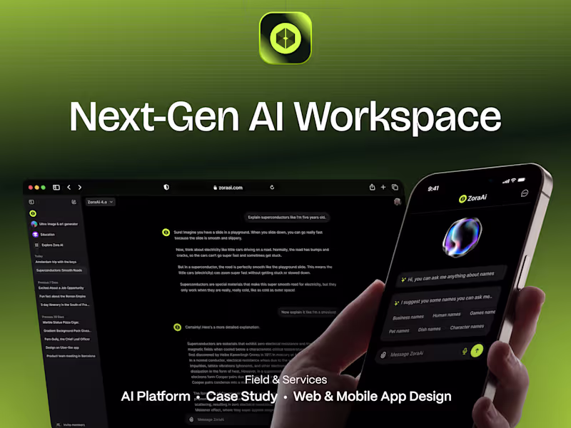 Cover image for Zora AI SaaS Website | Framer Design & Development