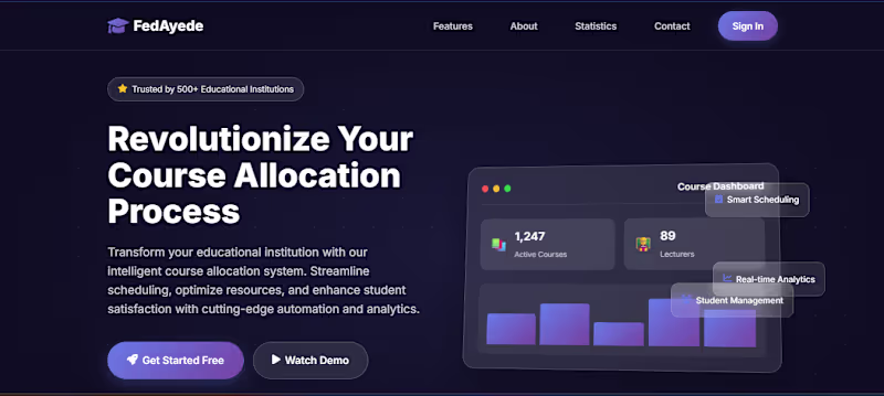 Cover image for Web-Based Course & Workload Allocation System I developed th...