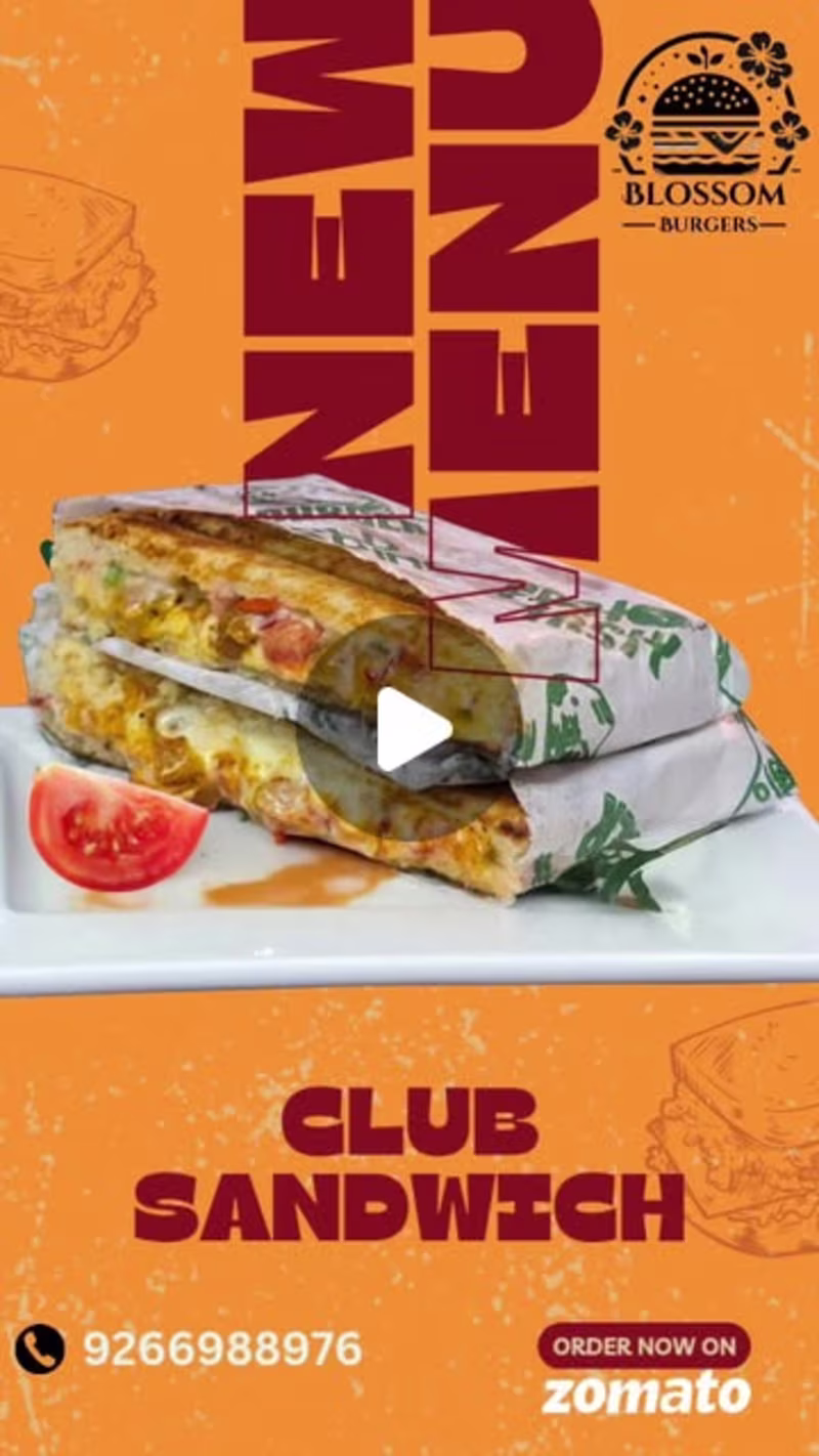 Cover image for Blossom Burgers on Instagram: ”#burgers #delhi #patelnagar #blo…