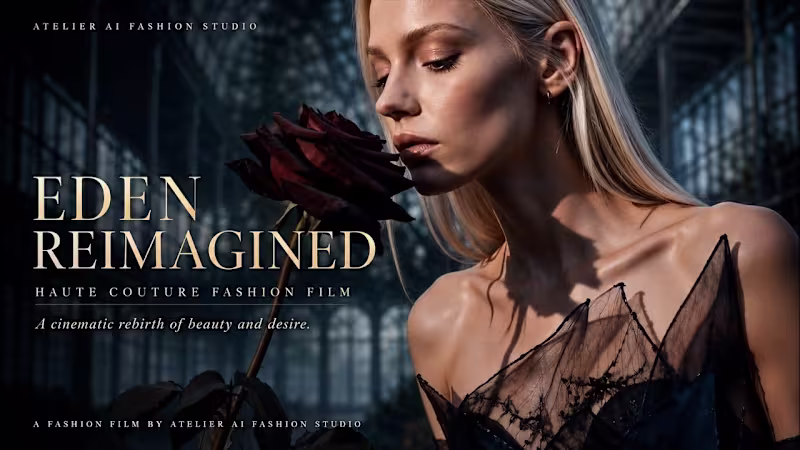Cover image for Eden Reimagined – Haute Couture Fashion Film