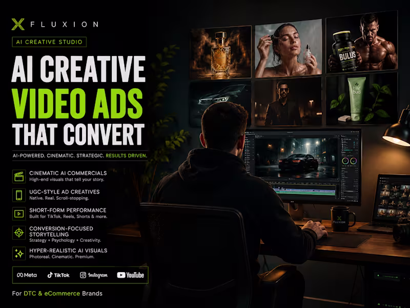Cover image for AI Cinematic Video Ads for DTC & eCommerce Brands