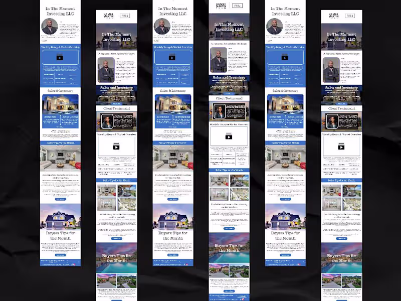 Cover image for Real Estate monthly newsletter on