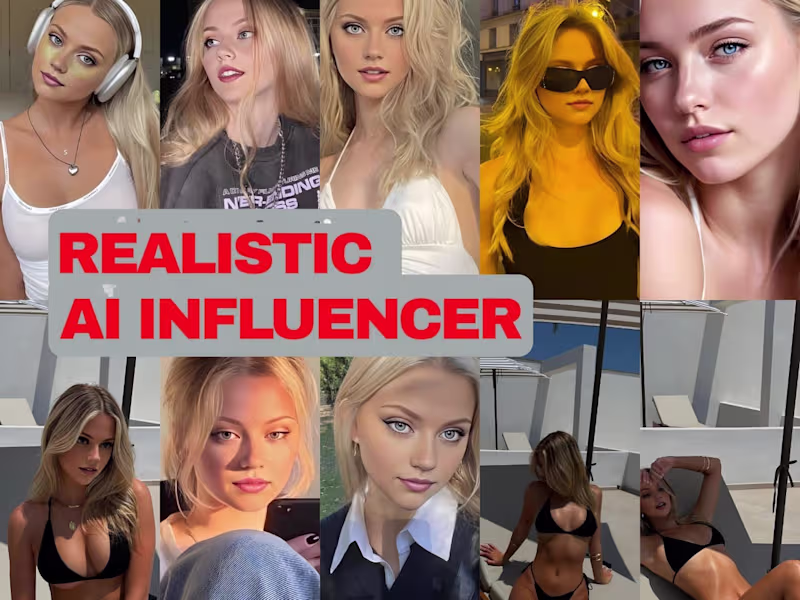 Cover image for i will create realistic Ai infleuncer