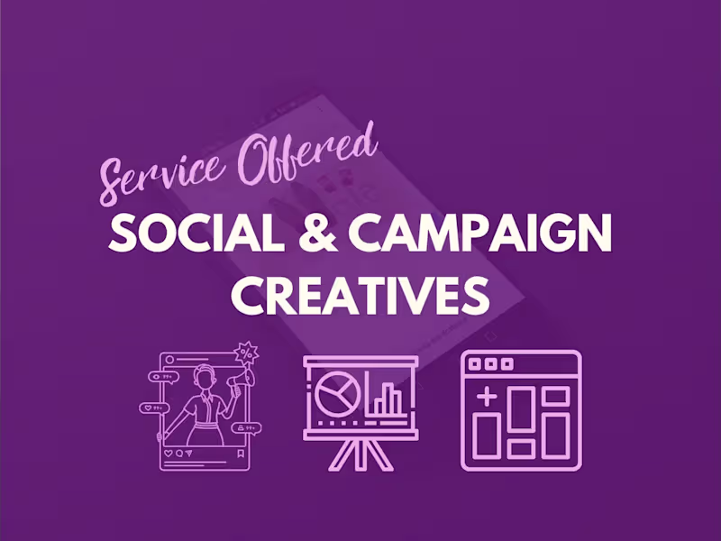 Cover image for Social & Campaign Creatives