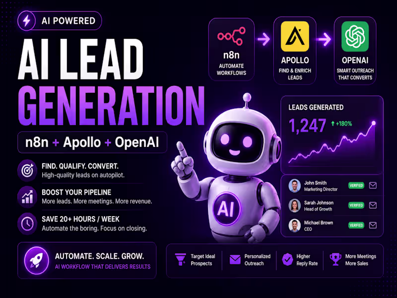 Cover image for AI Lead Generation & Qualification System