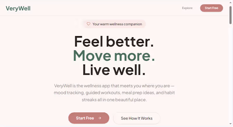 Cover image for I built a wellness app