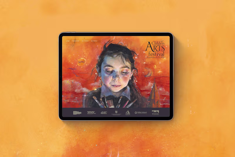 Cover image for Visual and Digital Identity Design for Clifden Arts Festival