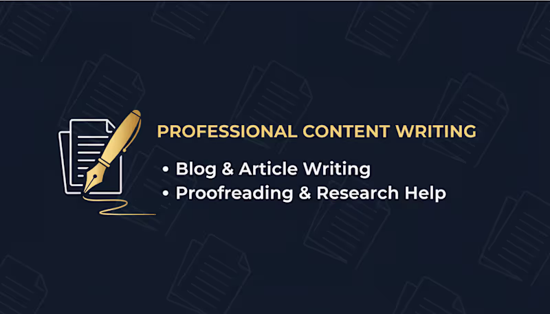 Cover image for SEO Blog Writing