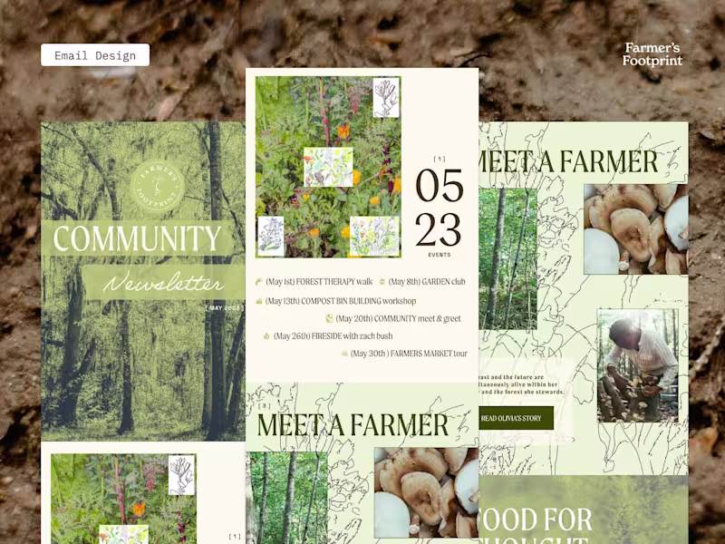 Cover image for Email Template Design - Regenerative Agriculture 