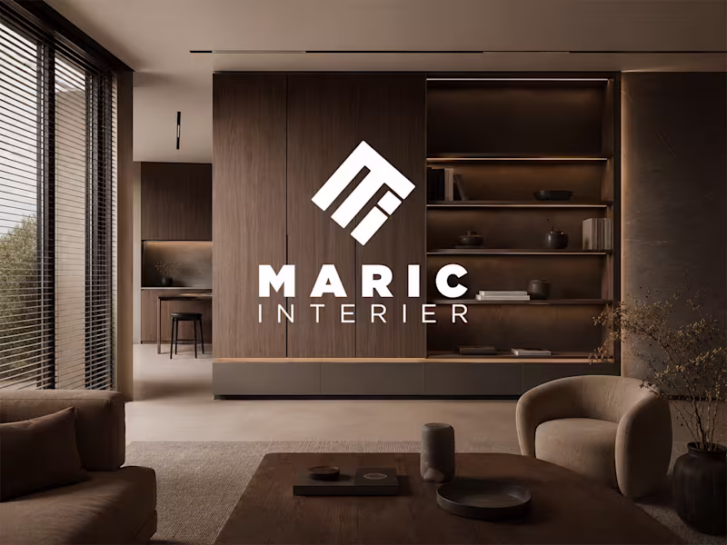 Cover image for Marić Interier Visual Identity Design