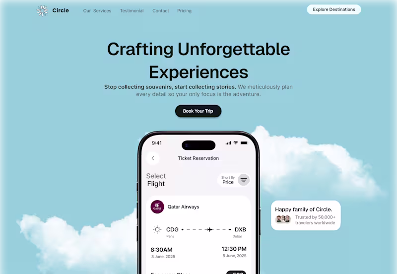 Cover image for Modern Travel UI: Bento Grid & Visual Storytelling