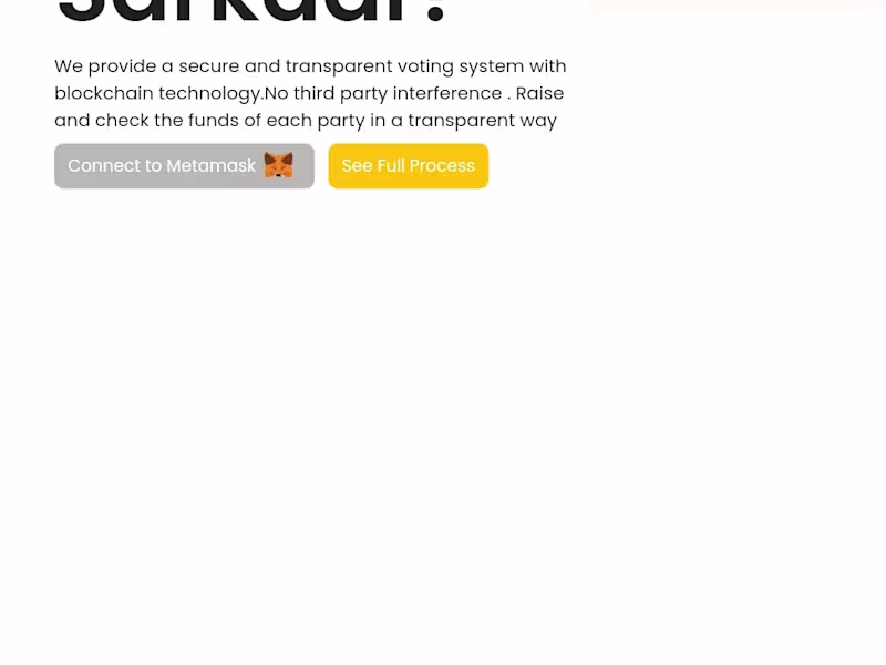 Cover image for Blockchain-based Voting System 