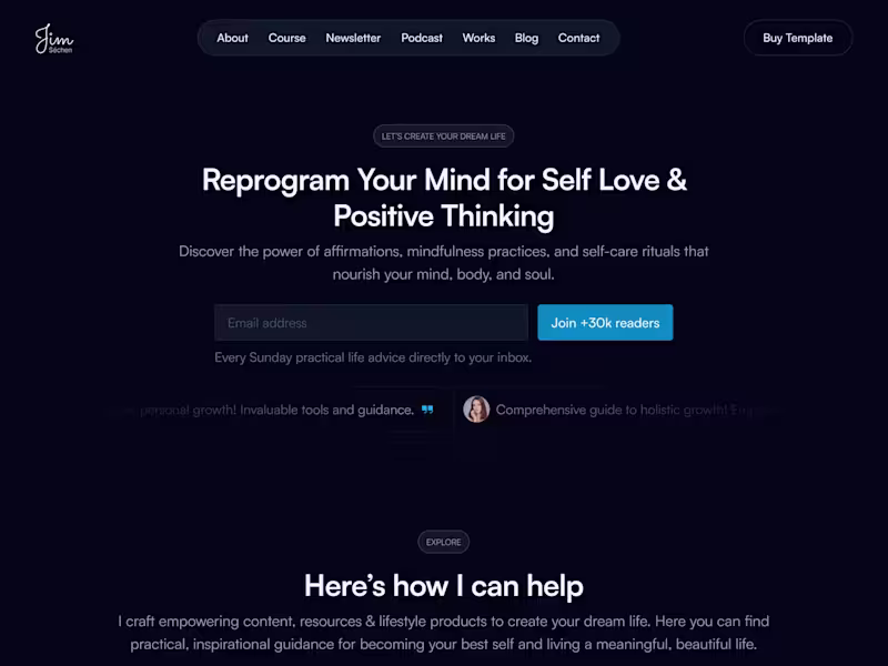 Cover image for Ethos - Personal Portfolio Template for Framer