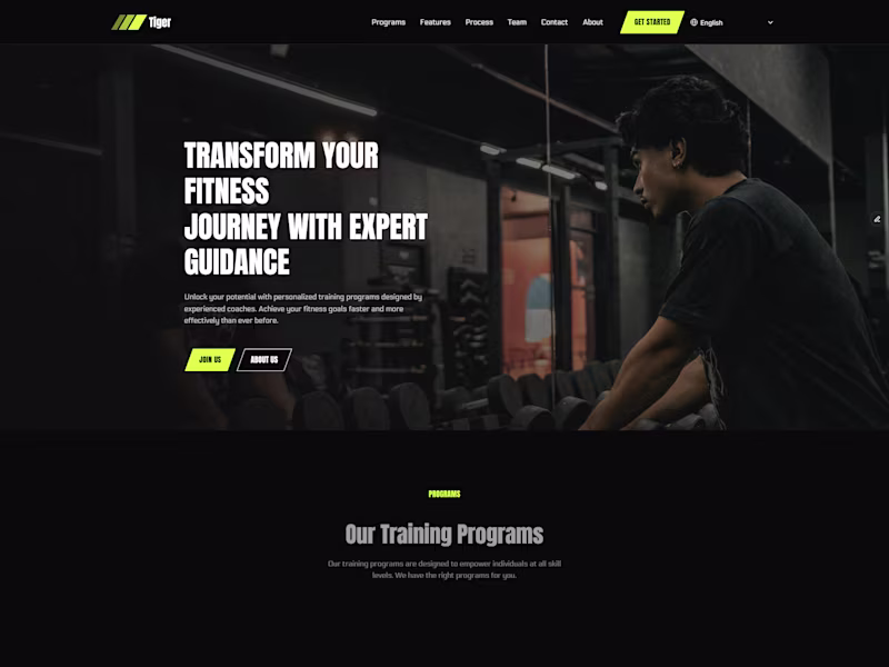 Cover image for Tiger Gym — Fitness &