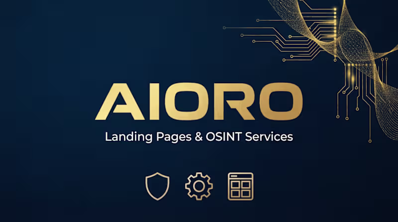 Cover image for OSINT Landing Pages & Digital Audit
