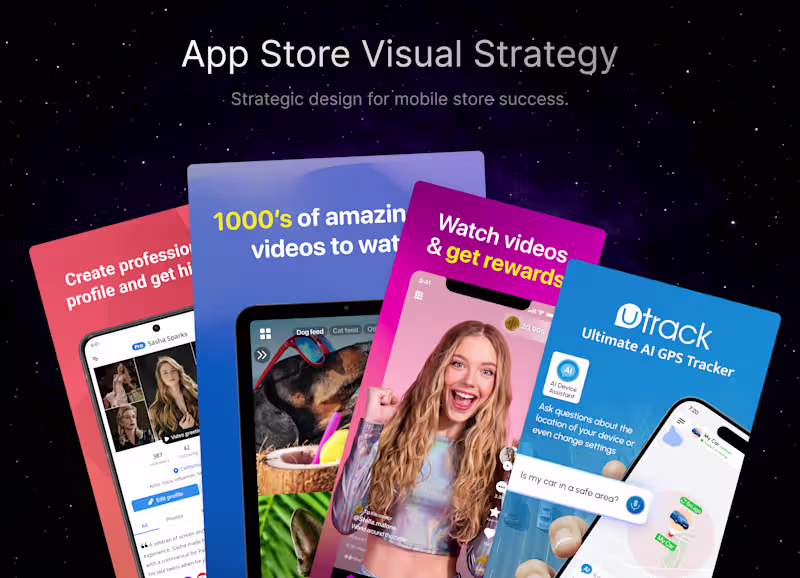 Cover image for App Store Preview & Creative Design
