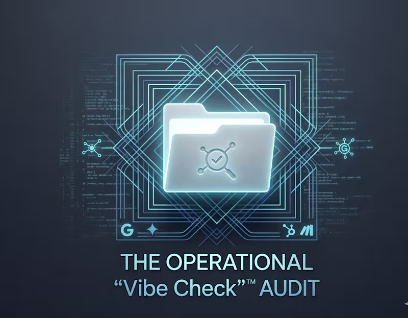 Cover image for The Operational "Vibe Check"™ Audit