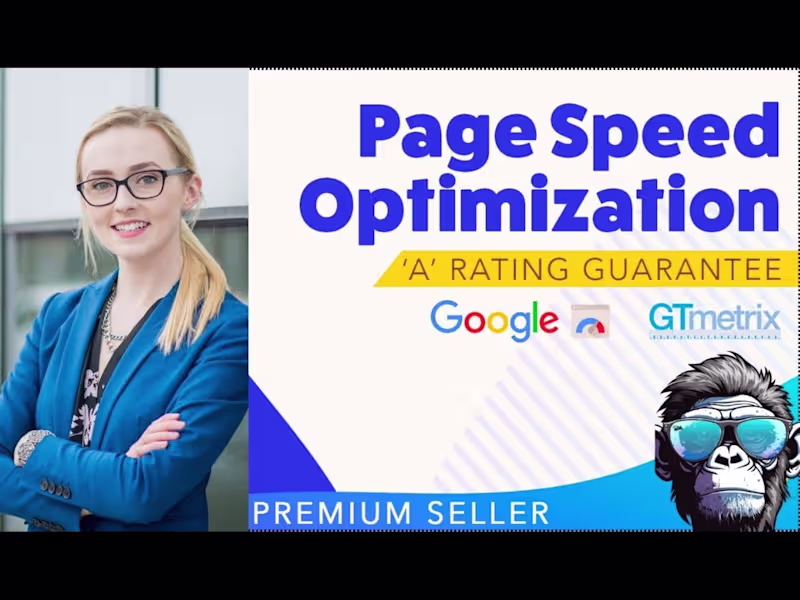 Cover image for speed up WordPress wix shopify with gtmetrix wp rocket pagespeed
