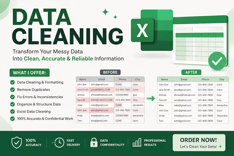 Cover image for Data cleaning