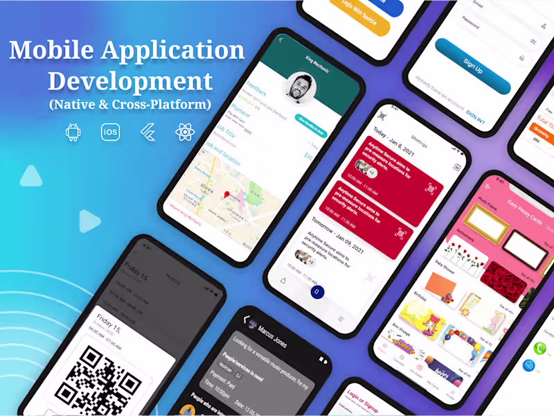Cover image for I will be your Mobile Application Developer