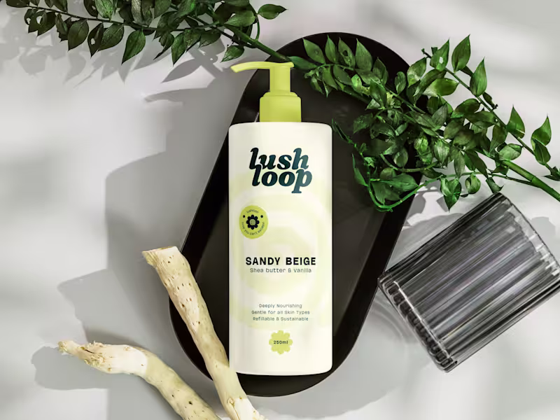 Cover image for Lushloop is a fresh sustainable self-care brand. Designed to...