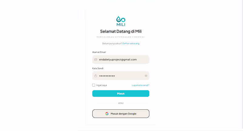 Cover image for Mili (Personal Finance Tracker) 

Mili is