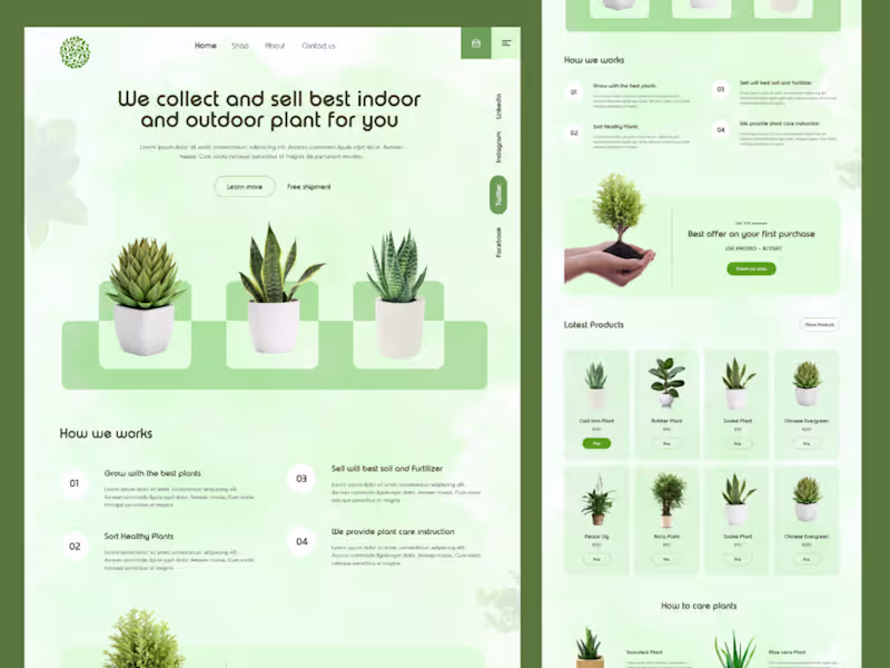 Cover image for Ecommerce website design idea...