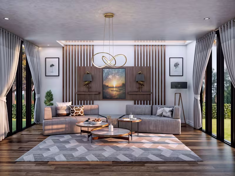 Cover image for Photorealistic interior design with 2 option to choose