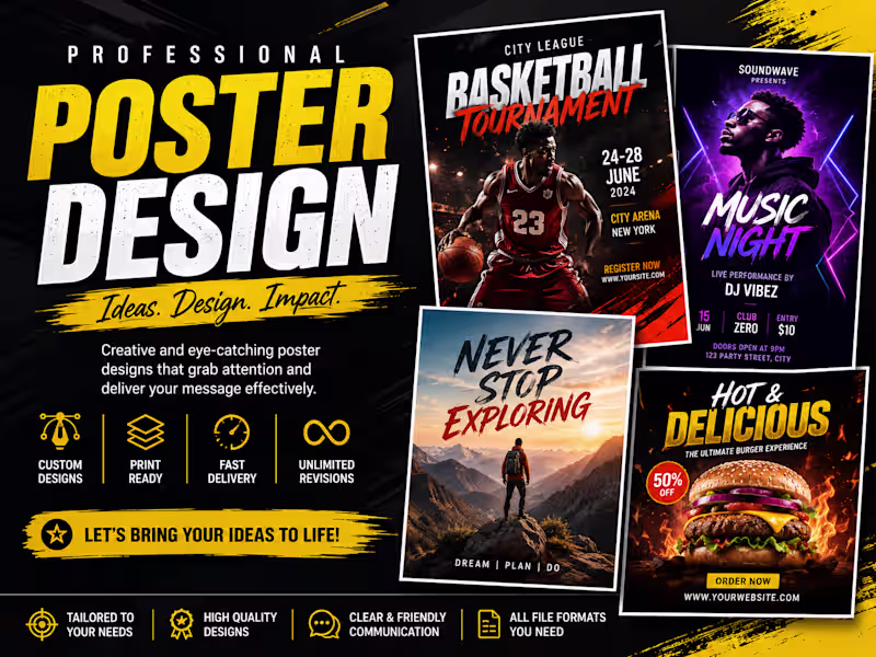 Cover image for Poster designs