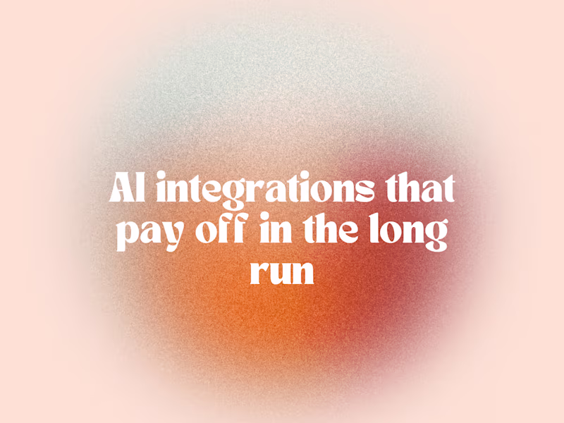 Cover image for I'll help you integrate AI into your software.