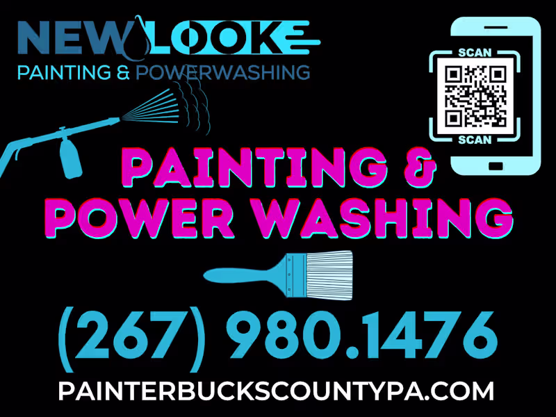 Cover image for New Look Painting & Powerwashing Yard Sign