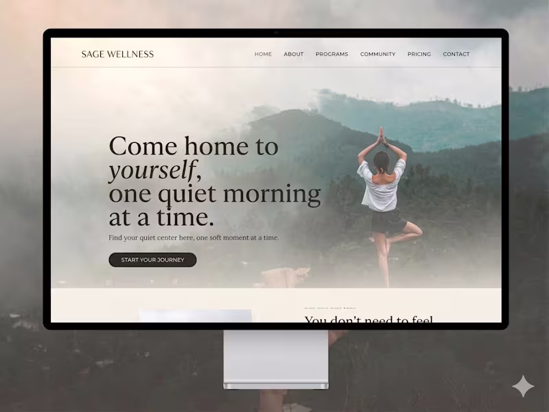 Cover image for Kajabi Wellness Membership Website Design